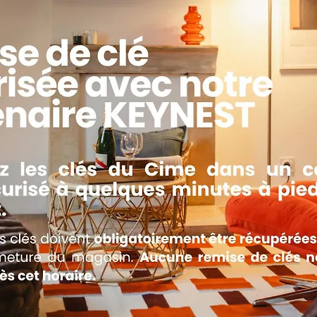La Cime - Duplex Hypercentre, Wi-fi & Restaurant Lejlighed